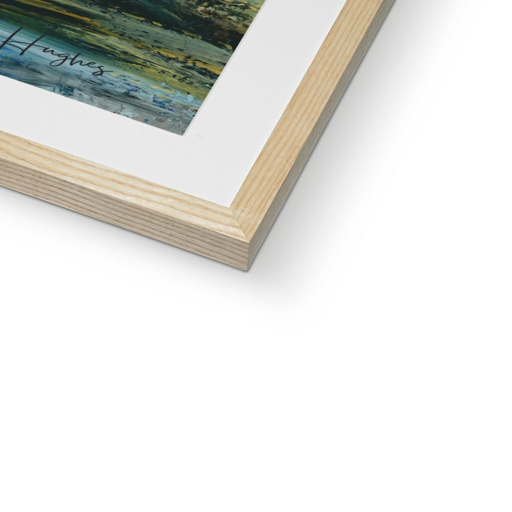 semi abstract landscape print
