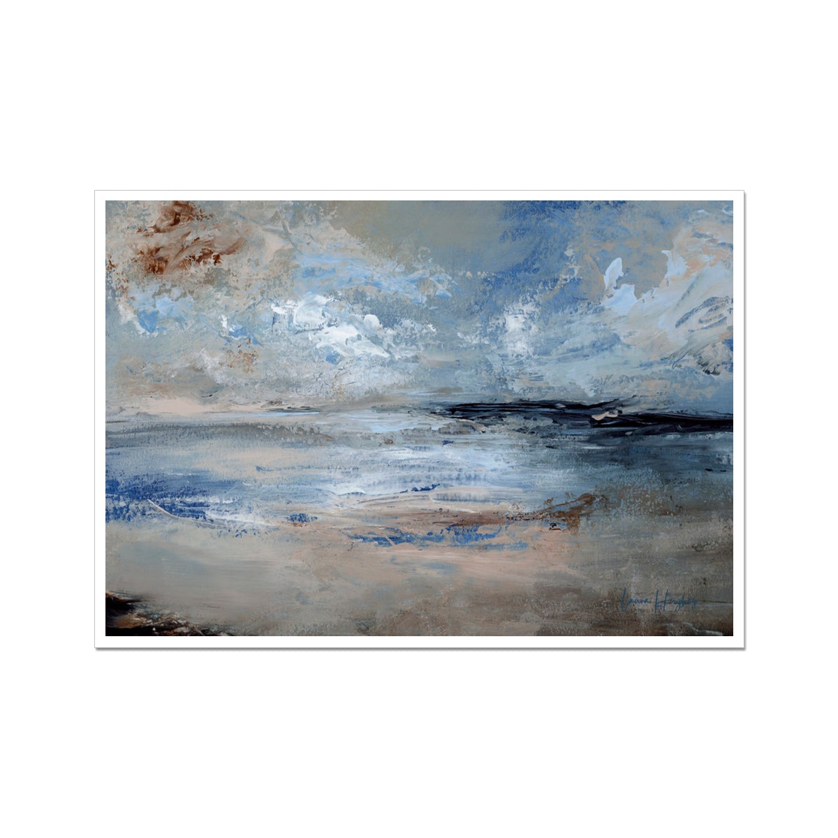 Shimmer Semi Abstract Print