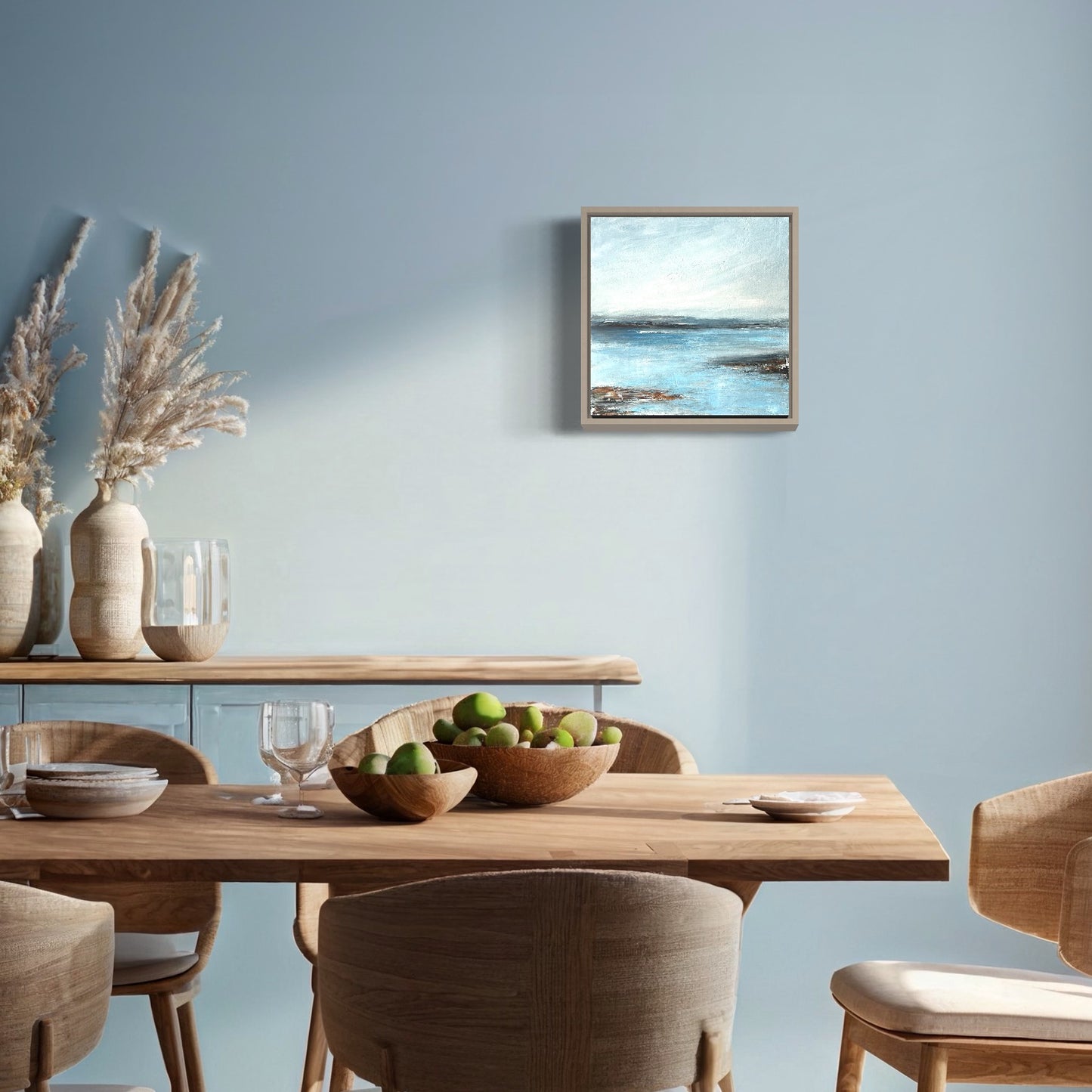 Morning Light Semi Abstract Landscape on Canvas