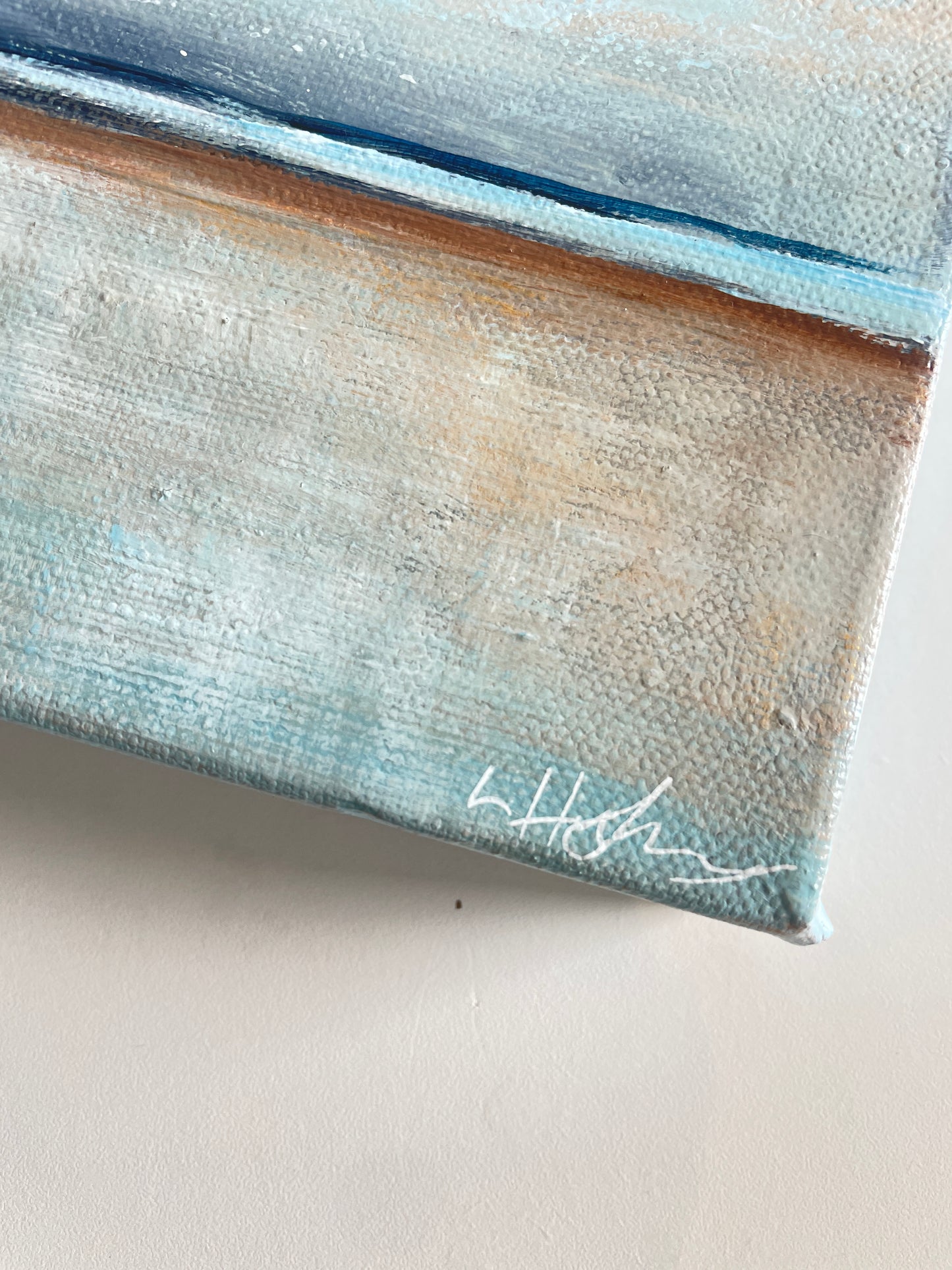 Calm Water semi abstract landscape art