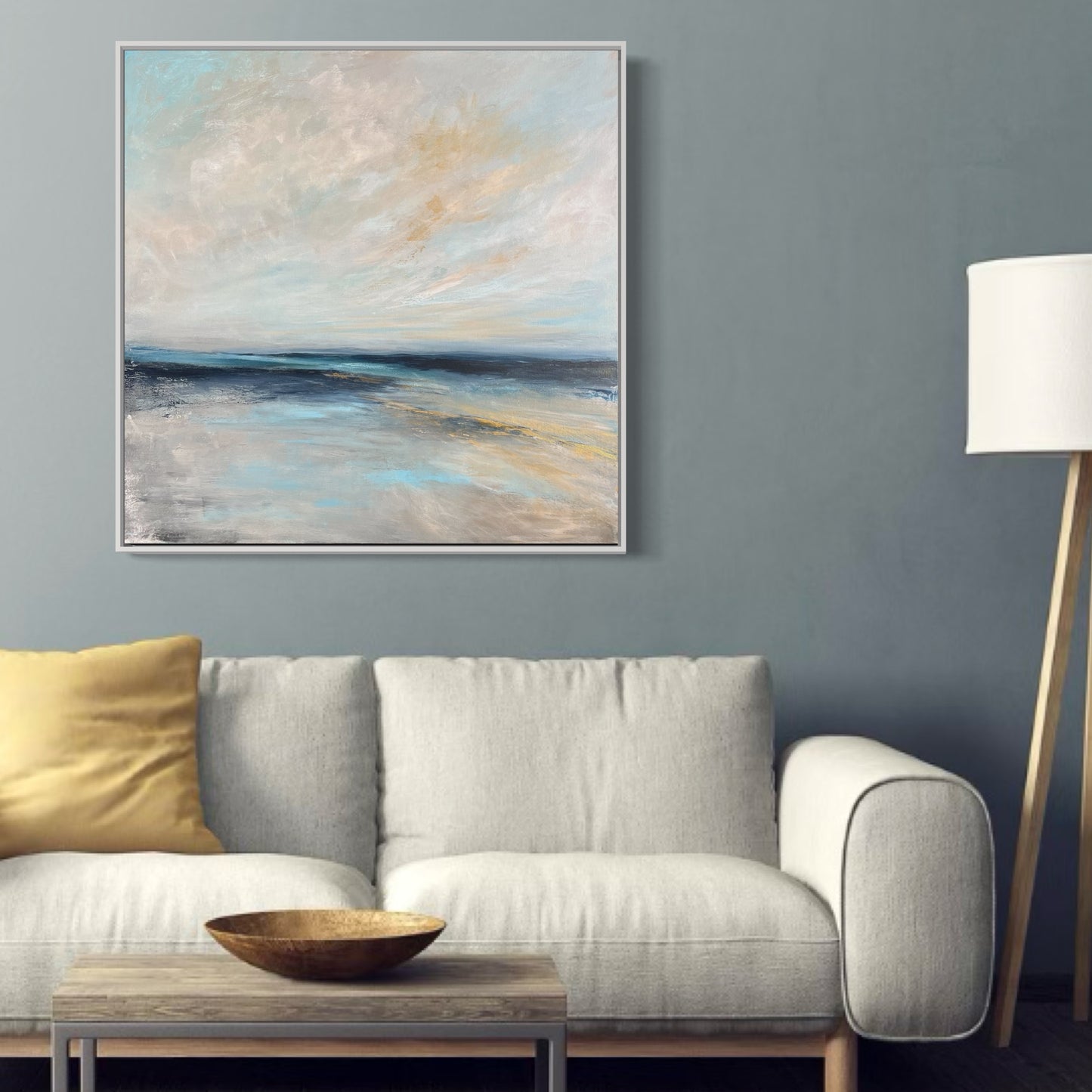 In the Distance Semi Abstract Landscape