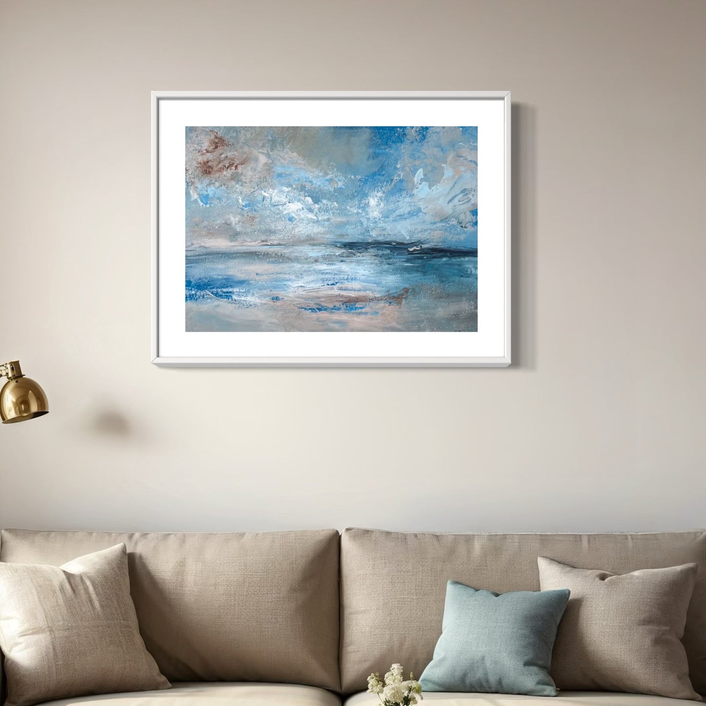 Shimmer Semi Abstract Print