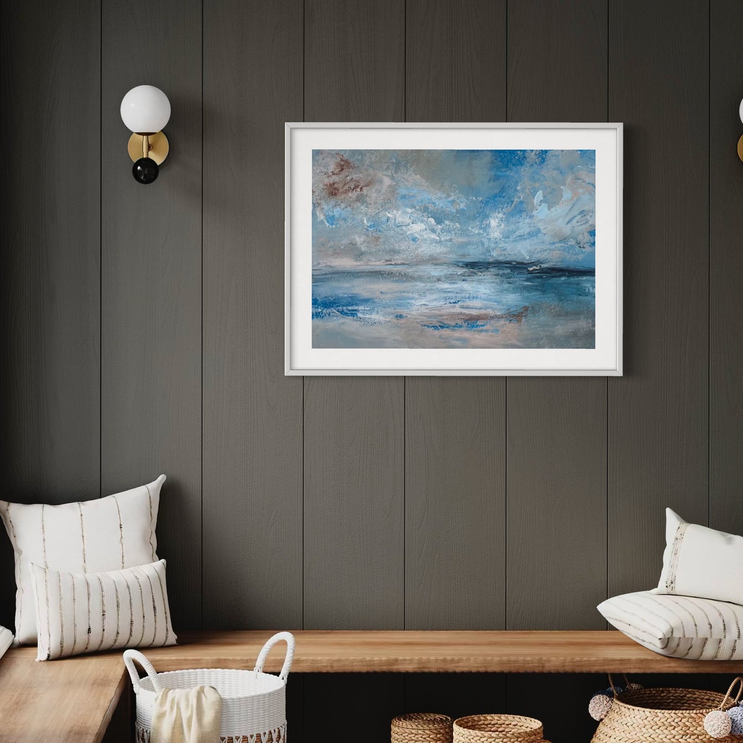 Shimmer Semi Abstract Print