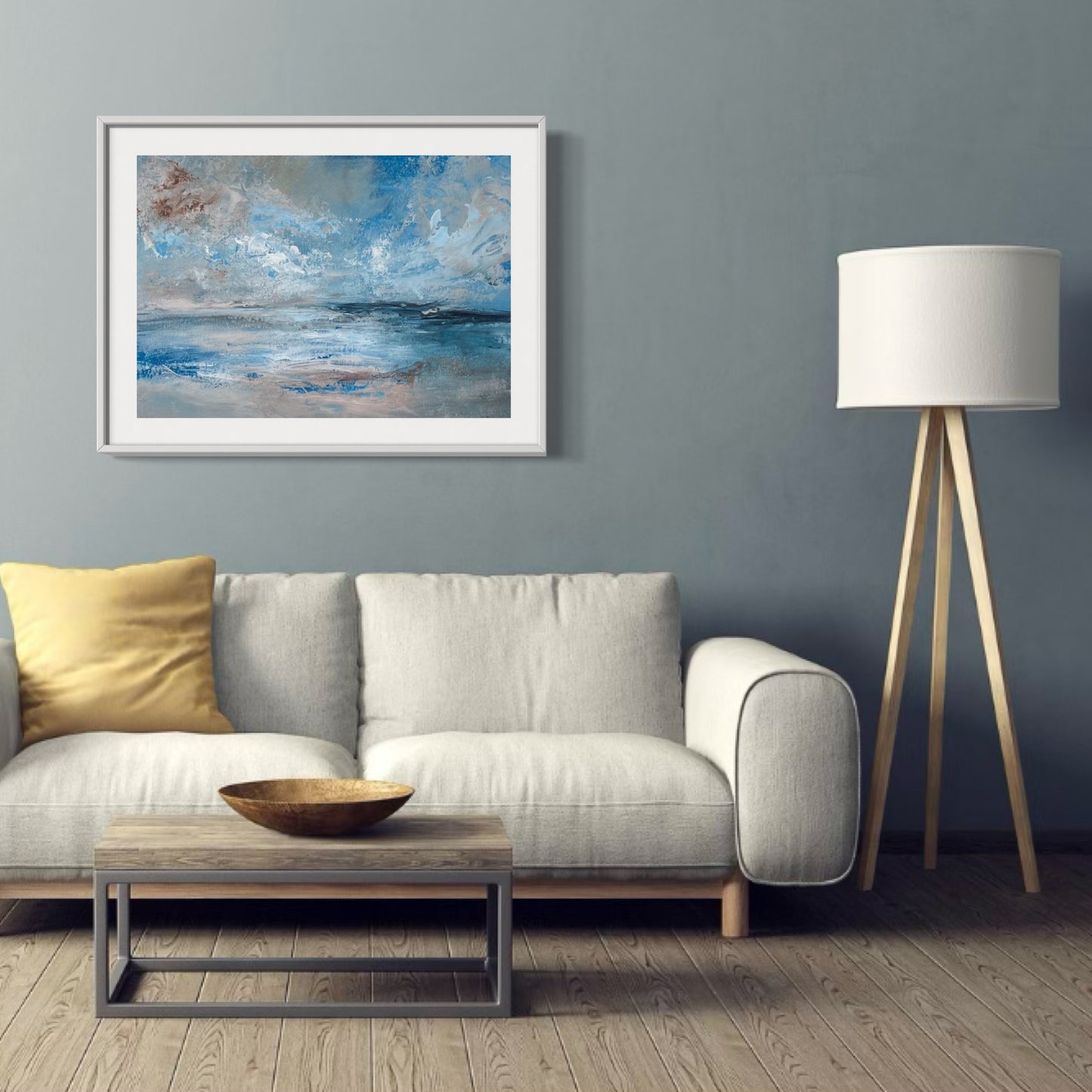 Shimmer Semi Abstract Print