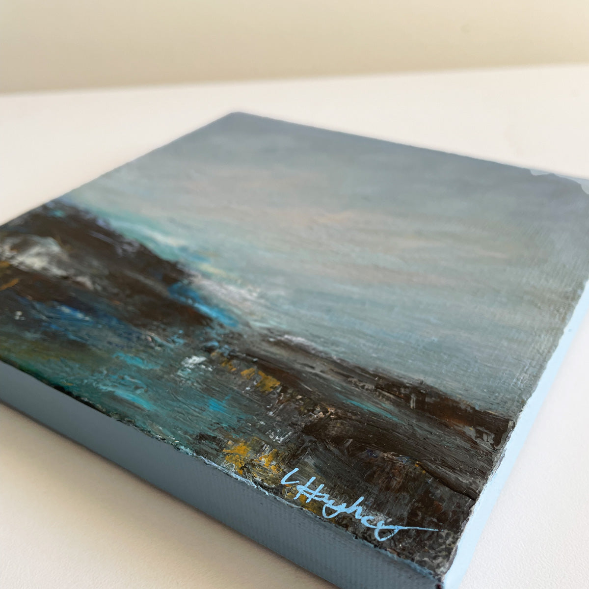 Rocks of the Sea Semi Abstract Mini Landscape