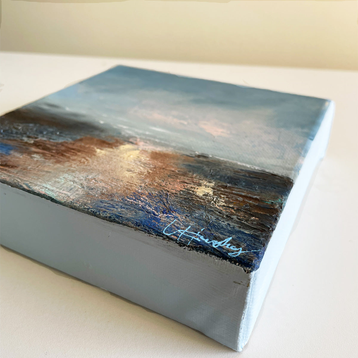 Paving the Way Semi Abstract Landscape Original on Canvas