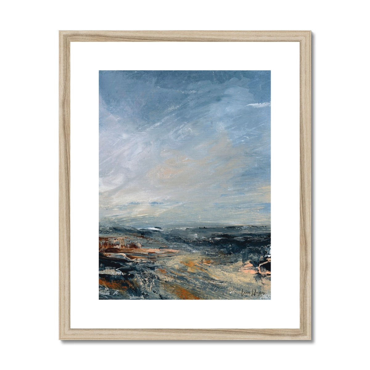 It's a New Dawn Semi Abstract Landscape Print