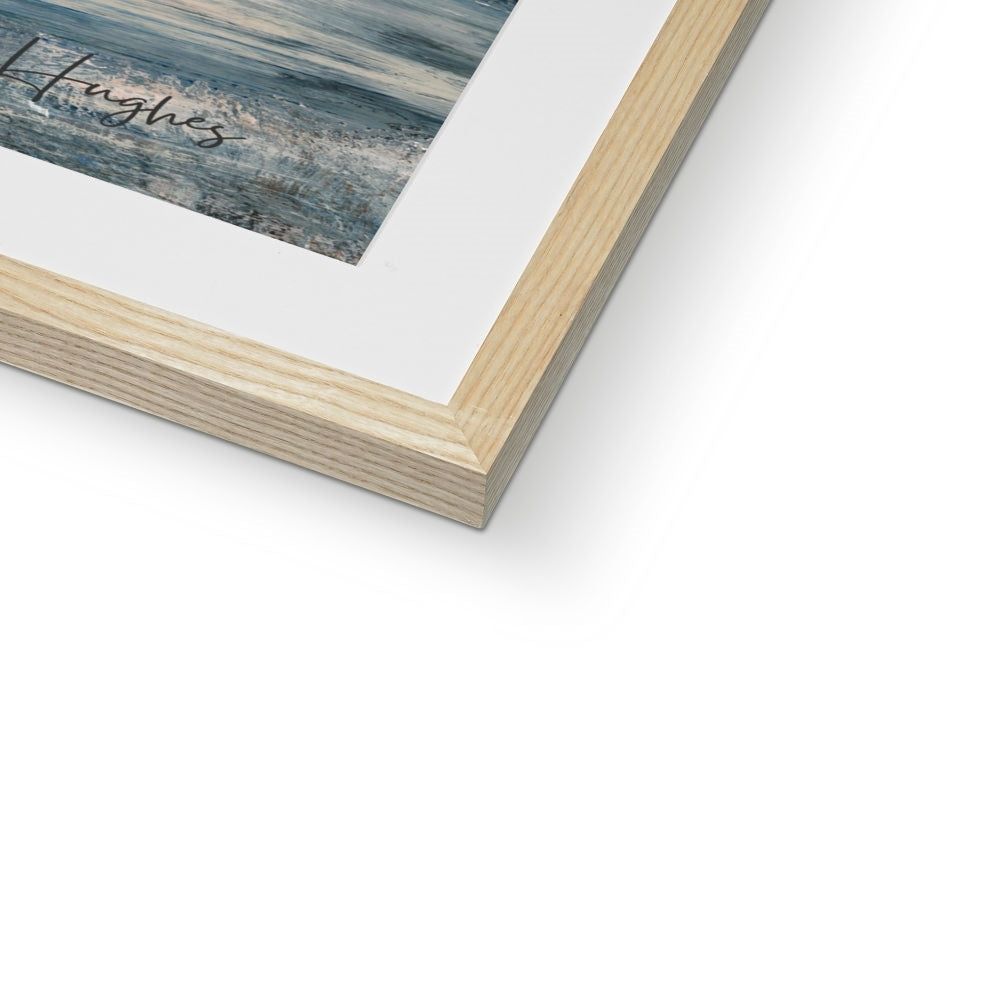 Semi abstract landscape framed print