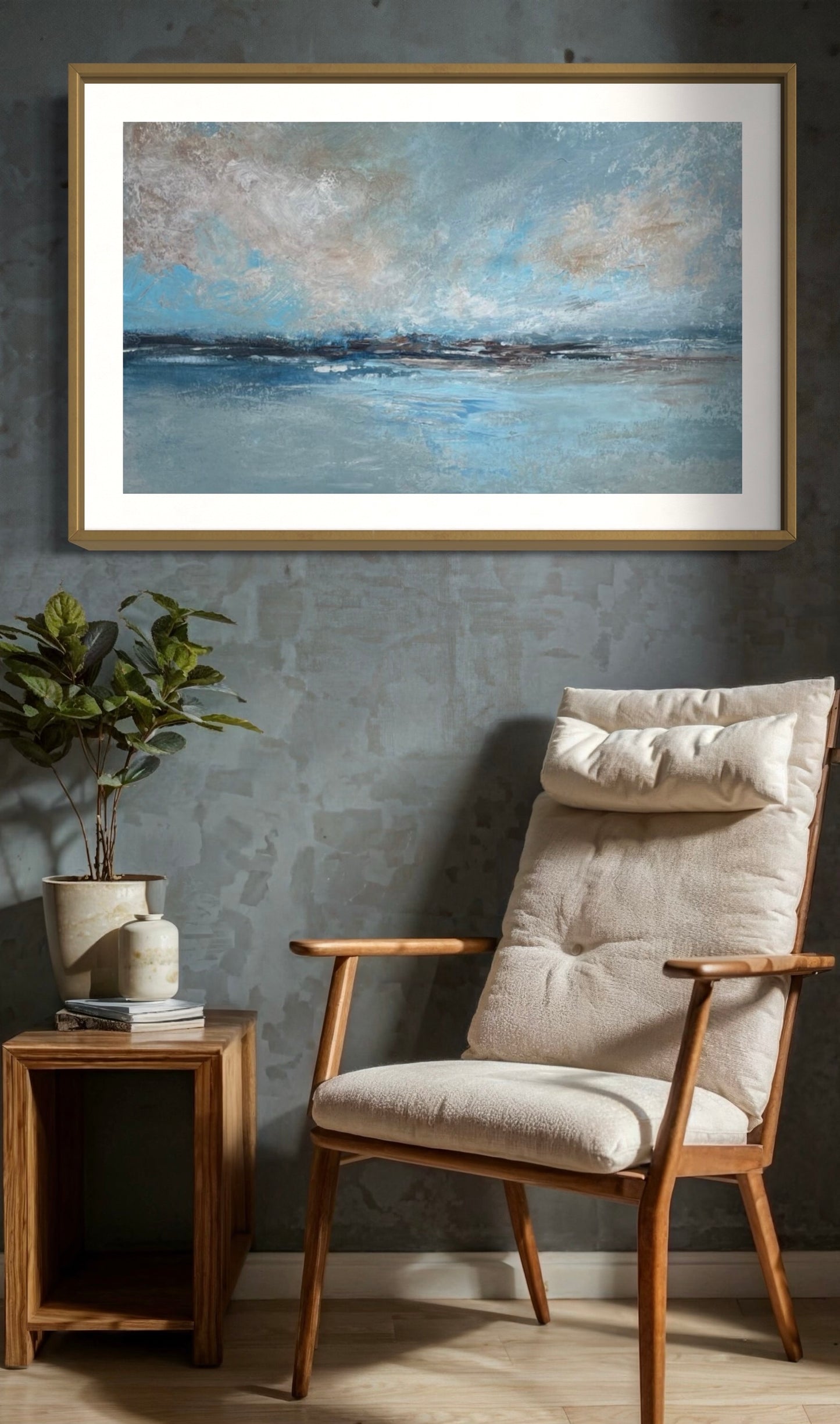 The Storm has Passed Semi Abstract Print