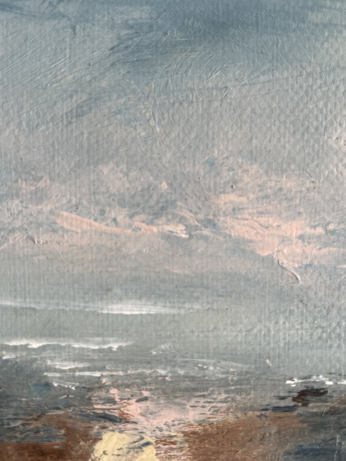 semi abstract landscape painting