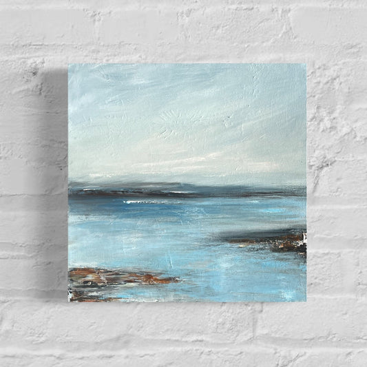Morning Light Semi Abstract Landscape on Canvas