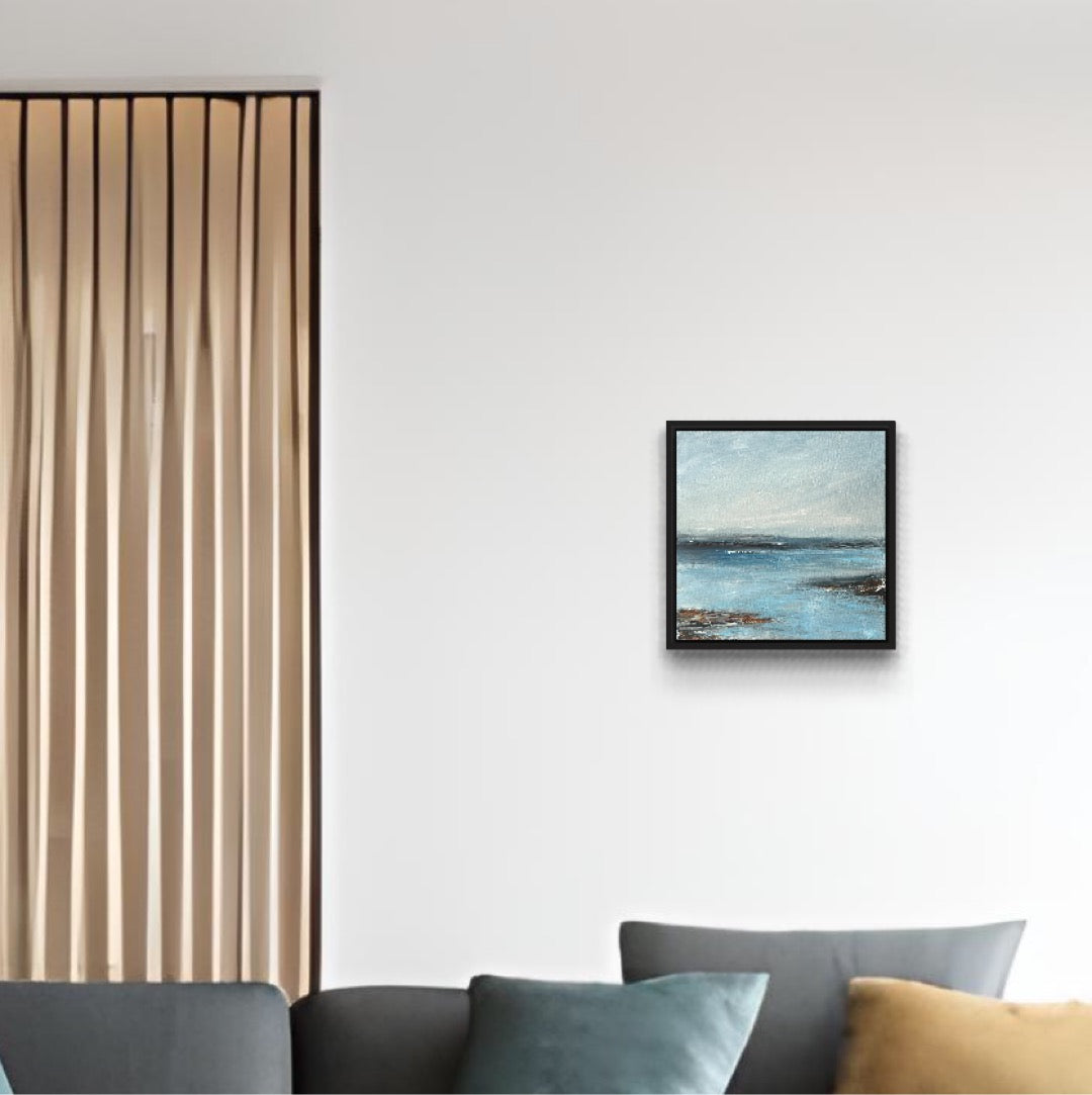 Morning Light Semi Abstract Landscape on Canvas