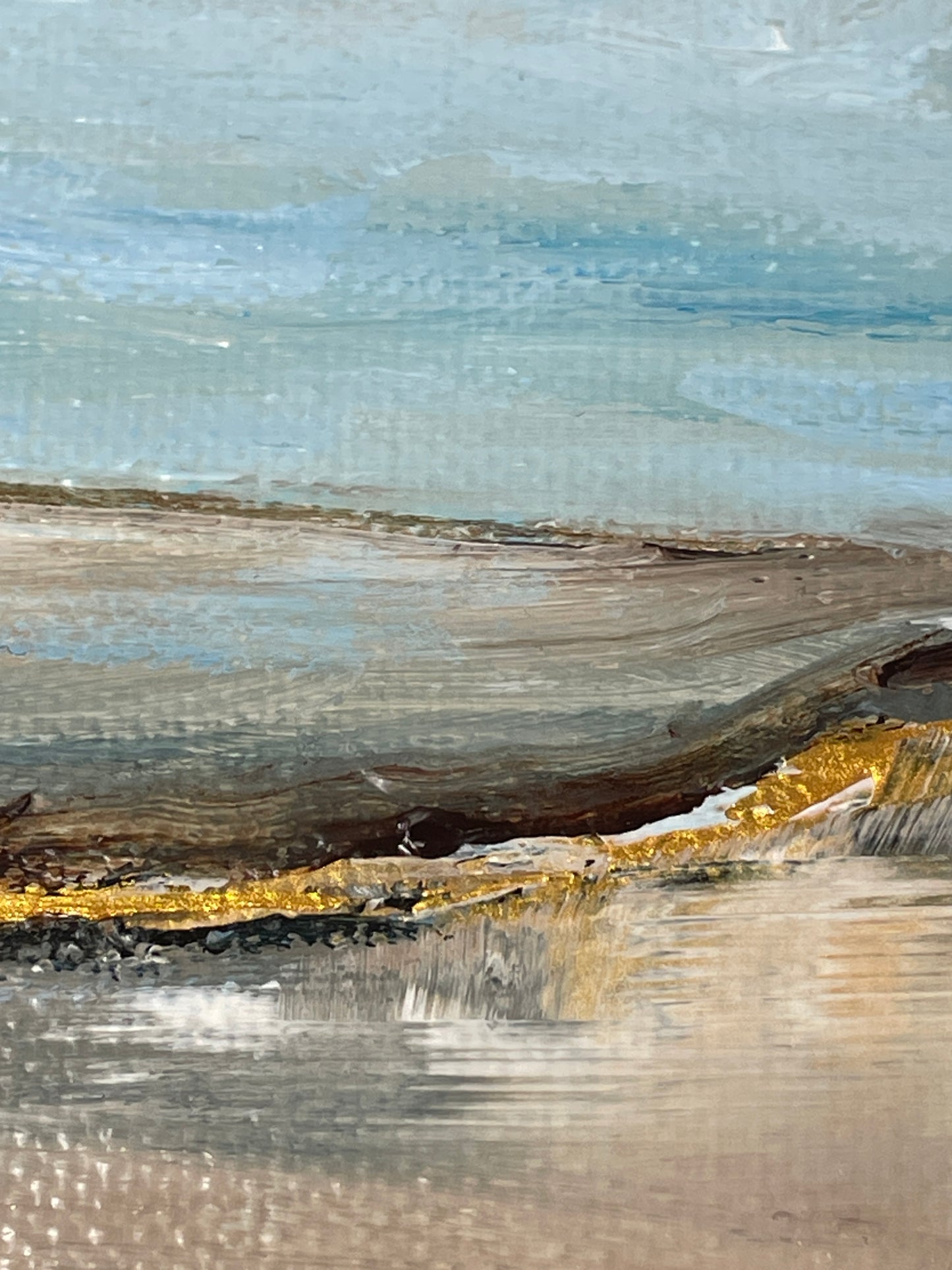 Serenity in Sand Semi Abstract Landscape