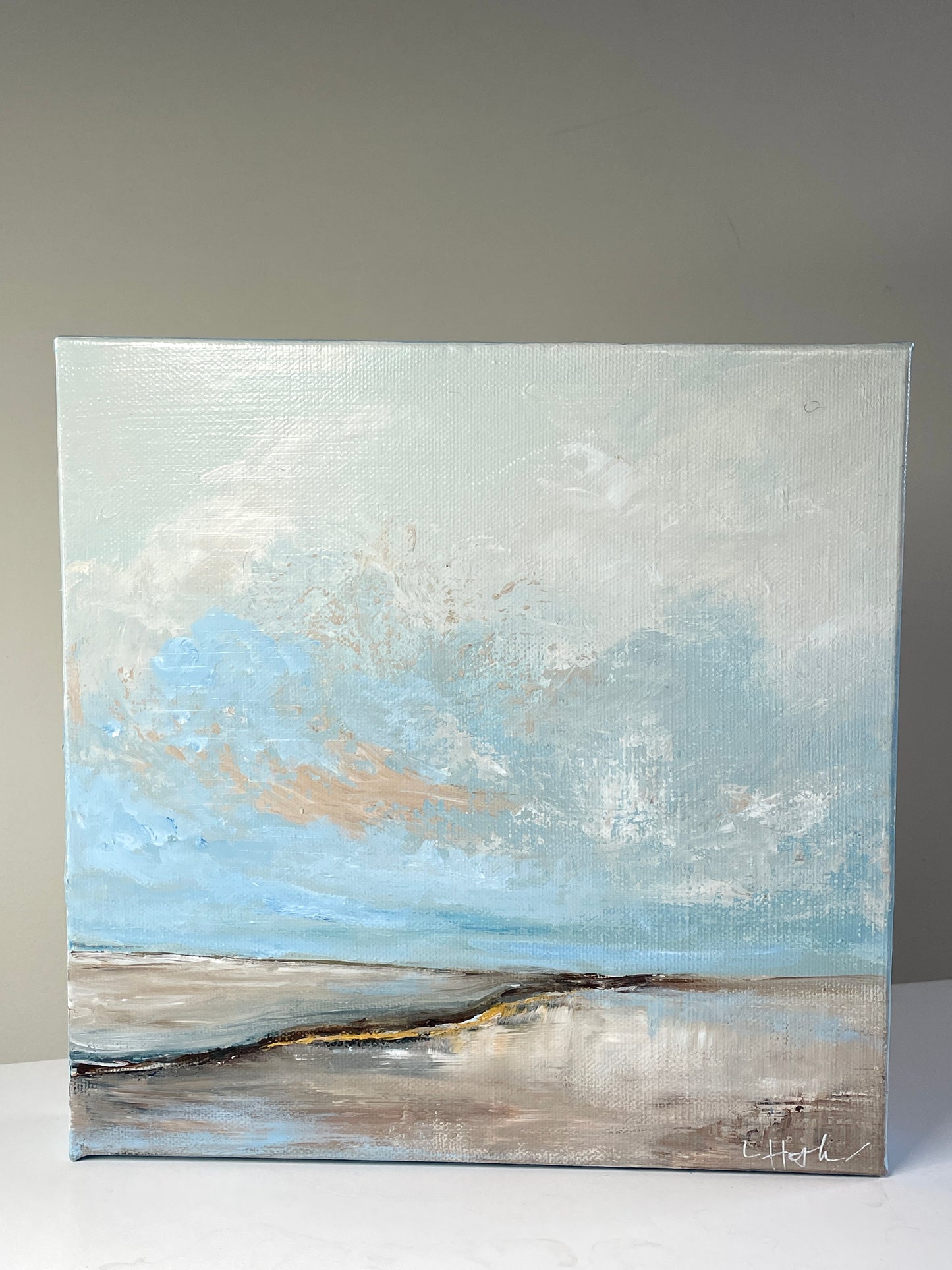 Serenity in Sand Semi Abstract Landscape