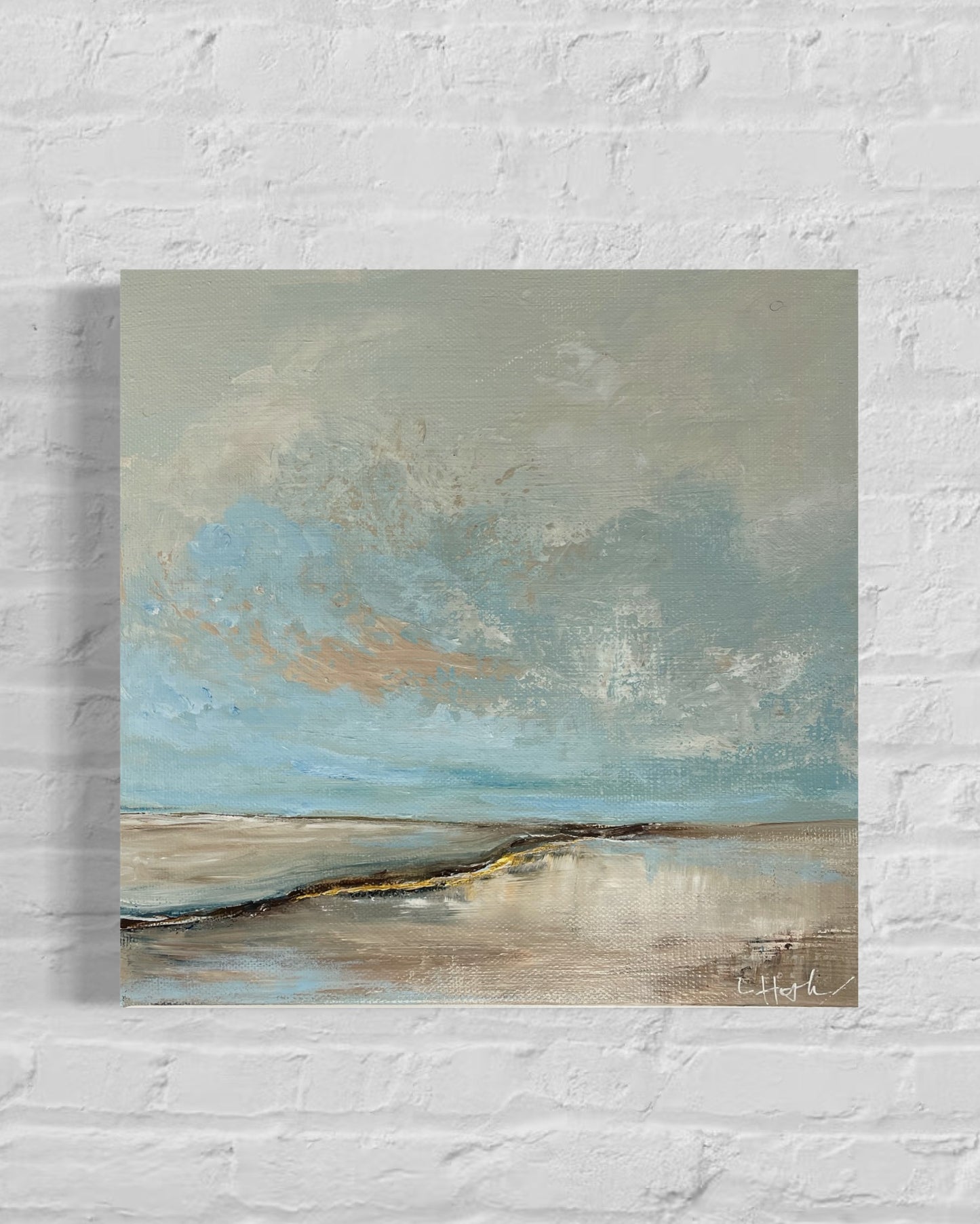 Serenity in Sand Semi Abstract Landscape