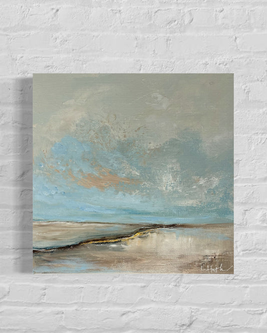 Serenity in Sand Semi Abstract Landscape
