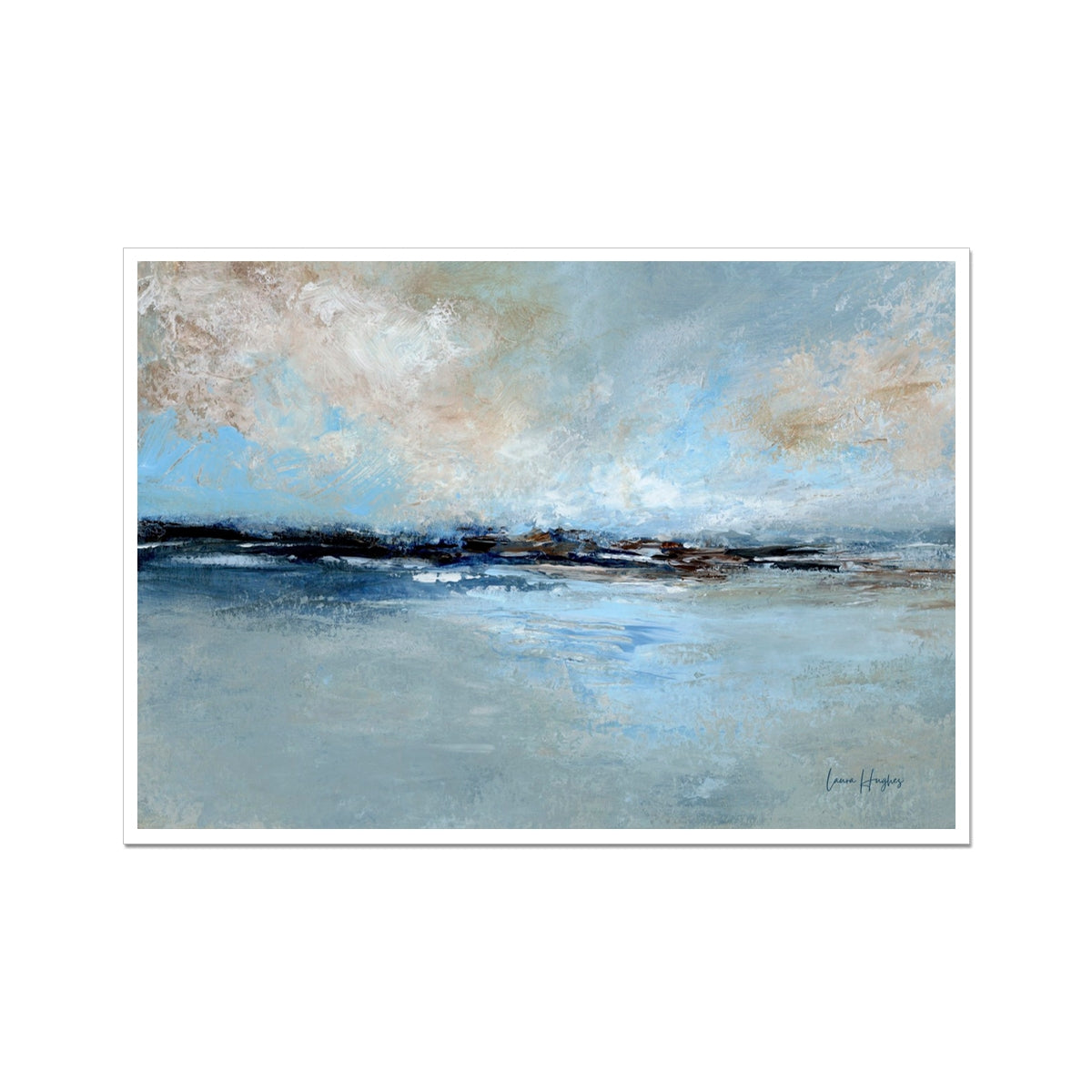 The Storm has Passed Semi Abstract Print