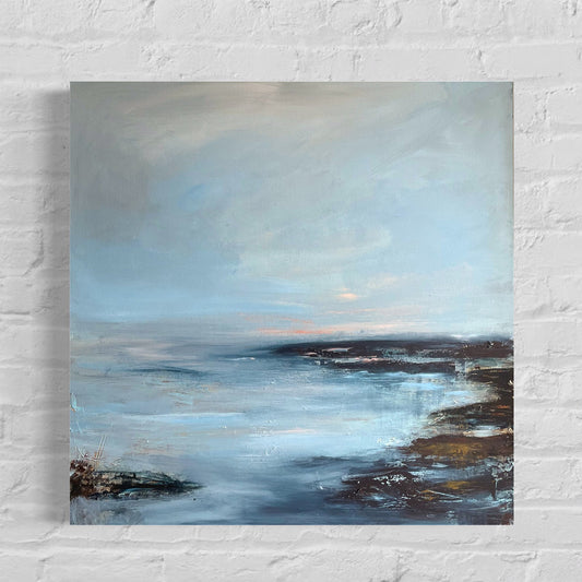 Semi abstract landscape on canvas